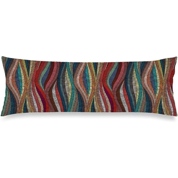 Boho Body Pillow Cover 20x54 Pillow Case Bohemian Cushion Long Pillowcase with Zipper Rustic Southwestern Rectangle Pillow Covers Decorative Bedding Pillow Cases for Bedroom,Couch