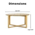 thumbnail image 5 of Adore Decor Dahlia Side Table in Natural, 5 of 5