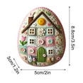 thumbnail image 3 of Easter Embroidery Kit under $5! kkbbma Finished Easter Embroidered Eggs, Pre-made Holiday Decoration, Handcrafted Embroidered Egg Ornaments, Festive DIY Craft for Parent-Child Activity and Home Decor, 3 of 3