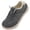 Grey, variant on Women Barefoot Slip-On Shoes Wide Toe Box Casual Sneakers Non-Slip Breathable Walking Shoes