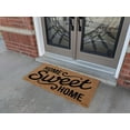 thumbnail image 1 of Home Sweet Home Entrance Floor Door Indoor & Outdoor with Robust PVC Slip Free Back Gift House Home (24x36 Inches), 1 of 4