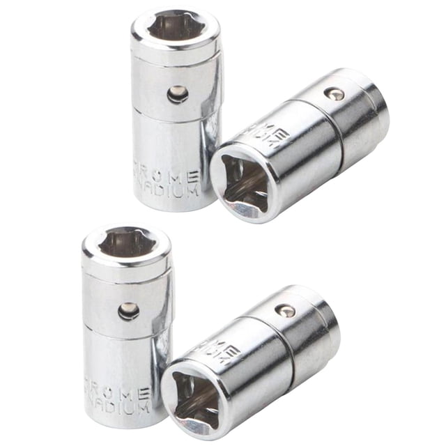 Adaptador de impacto de 4 Uds., llave de trinquete de impacto de 1/4 pulgadas, unidad cuadrada, manguito de liberación rápida, adaptador de llave Gloria Adaptador de manguito de cabeza