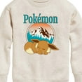 thumbnail image 3 of Pokémon - Eevee Retro Ski - Youth Crew Fleece Sweatshirt, 3 of 5
