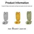 thumbnail image 2 of Knee pads 3 pairs, non-slip floor socks 3 pairs, crawling with baby knee pads, baby knee pads crawling anti-fall learning floor socks - Type:style1;, 2 of 5