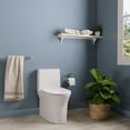 thumbnail image 3 of DV-1F0250 One Piece Toilet For Bathroom, Modern Bathroom Toilet with Dual Flush 1.1/1.6 Gpf Fully Skirted Toilets(Soft Close Seat), 3 of 17