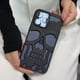 thumbnail image 1 of Funda de calavera de esqueleto de lujo para iPhone 14, 13, 12, 11 Pro Max, fundas de teléfono a prueba de golpes, cubierta trasera, cámara de protección completa, Funda hueca de TPU Fivean unisex, 1 of 2