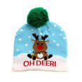 thumbnail image 2 of Gorro de Navidad para Mujer y hombre Yinane Con Luces LED verde, 2 of 5