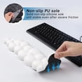 thumbnail image 4 of Almohadilla para reposamuñecas en forma de nube, alfombrilla antideslizante para escritorio, reposamuñecas de espuma viscoelástica, alfombrilla ergonómica para ratón, reposamuñecas para escribir, acce, 4 of 4