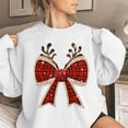 thumbnail image 1 of Amzcrzy Chandails en Molleton pour Femmes Chandail en Molleton de Noël Mode Manches Longues Col Rond T-Shirt Imprimé Blouse Ample Chandails en Molleton Sans Capuche Chandails en Molleton pour Femmes Chandails en Molleton et Chandails à Capuchon pour Femmes m, 1 of 3