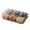 Clear, variant on Snack Serving Tray, Dry Fruit Tray with Lid,Snack Box 6 Compartment Fruit Plate for Parties, Portable Clear Divided Plates Dried Fruit Tray for Snacks Appetizers Nuts Candy
