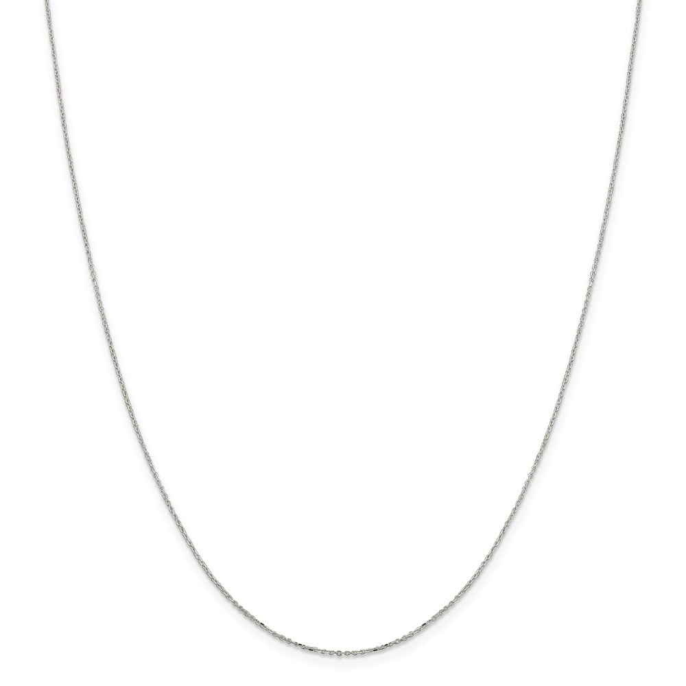 925 Sterling Silver 2.5mm 8 Sided Diamond-cut Box Chain Necklace 16-30