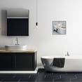thumbnail image 2 of Stupell Pig Bathing Bathroom Tub Animal Animals & Insects Painting Gray Framed Art Print Wall Art, 2 of 7