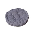 thumbnail image 2 of Honeeladyy Non Slip Chair Cushions for Dining Chairs, Solid Color Kitchen Chair Cushions 13.78"x13.78" Round Corduroy Chair Pads Comfortable Thickened and Soft Seat Cushion for Indoor Seat, Dark Gray, 2 of 6