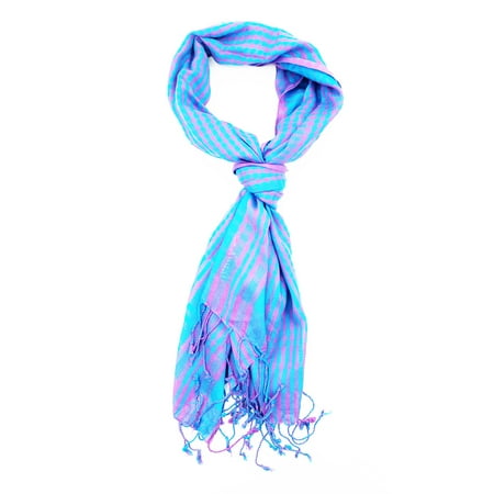 - Amtal Women Lightweight & Soft Viscose Stripes Plaid Checkered Scarf 20+ Design