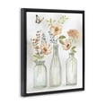 thumbnail image 3 of Stupell Industries French Country Soft Pink Flower Vases Black Floating Frame Canvas Art, 17 x 21, by Nan, 3 of 8