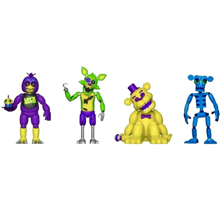 DJKDJL 4 PCS Five Nights at Freddy's FNAF Articulated Action