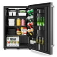 thumbnail image 2 of 21 in. Outdoor Refrigerator with IPX 4 Rating and Glass Shelves 4.4 Cu. ft. in Stainless-Steel (KM-OKS-OFRC-44SS), 2 of 13