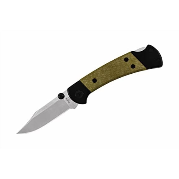 Buck Knives 112 Ranger Sport Folding EDC Knife, 3” Pocket Knife Blade, Black, 3.9 oz