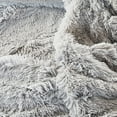 thumbnail image 5 of Chanasya Super Soft Shaggy Longfur Throw Blanket | Snuggly Fuzzy Faux Fur Lightweight Warm Elegant Cozy Plush Sherpa Microfiber Blanket | For Couch Bed Chair Photo Props - 50 "x 65" - Grey, 5 of 10