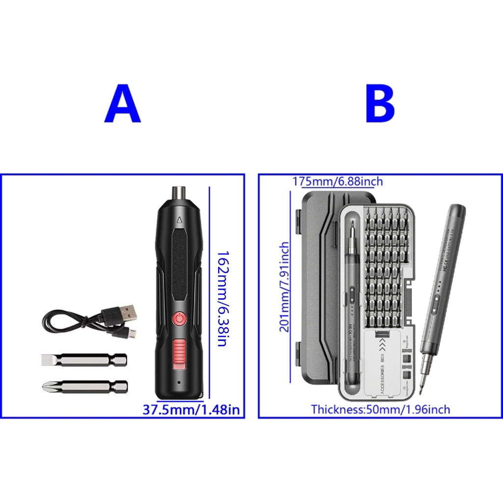 Yokua in 1 Electric Screwdriver Set 3.7V Screwdriver Rechargeable for Household
