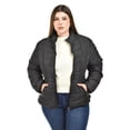 thumbnail image 1 of Chamarra acolchada Roman Fashion /Tallas Extras, 24484 (Negro) negro 38, 1 of 6