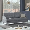 thumbnail image 2 of Medgthi 71" Loveseat, Modern Design Couch Soft Linen Upholstery Loveseat Sofa for Compact Living Space, Apartment, Dorm, 2 of 7