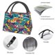 thumbnail image 4 of Easygdp Colorful Carp Streamer Bolsa de Almuerzo Insulada Reutilizable, Bolsa de Mano y Bandolera para Oficina, Trabajo, Viajes, 4 of 6