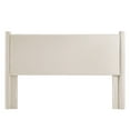thumbnail image 5 of Headboard, Queen, Ivory White, Velvet, Hotel Bedroom, Modern Contemporary, HB38161, 5 of 7