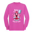 thumbnail image 1 of Tstars Girls 4th Birthday Gift Tshirt Birthday Gift for 4 Year Old Cupcake Birthday Shirts for Girl Funny Humor Graphic Tee B Day Birthday Party Girl Toddler Kids Long Sleeve T Shirt, 1 of 4