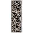 thumbnail image 3 of SAFAVIEH Chelsea Flanagan Floral Wool Area Rug, Black, 8' x 8' Round, 3 of 9