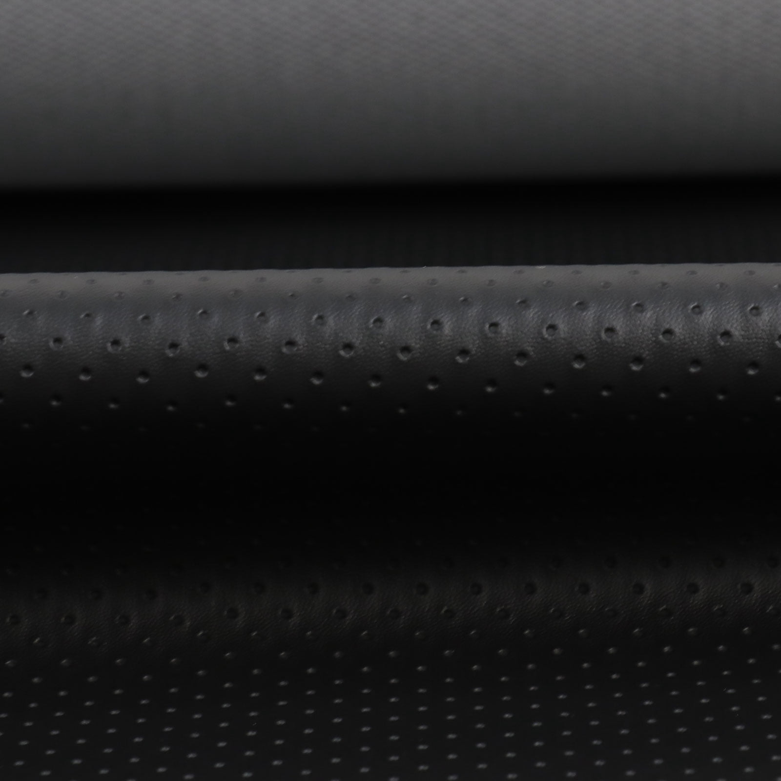 Vinyl Marine Material Semi Perforated Faux Upholstery Leather Knitted Fabric Backing Car Seat Cover Repair, Furniture Handmade DIY