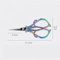 thumbnail image 6 of Exquisite Retro Scissors Handmade Embroidery Scissors Cross Embroidery Scissors Stainless Steel Thread Cutting Tailor Scissors (Retro scissors 21), 6 of 7