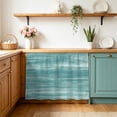 thumbnail image 2 of Duck Green Sink Skirt 10"W x 11"L, Dustproof Under Sink Curtain Skirt for Bathroom Kitchen, Vintage Modern Abstract Art Ombre Adhesive Short Vanity Curtains Cover for Laundry Room Closet Shoe Rack, 2 of 8