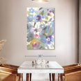 thumbnail image 3 of Elephant Stock Floral Jewel Garden Ii Wall Art - Vertical Multi Panel Canvas - Living Room Wall Decor - Floral And Botanical Multi Panel - Beige And Gray Decor By Danhui Nai - 32" x 50", 3 of 8