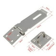 thumbnail image 1 of Burglar-proof Stainless Steel Door Clasp Lock Shed Latch Padlock Hasp Gate Bolt, 1 of 4