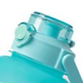 thumbnail image 2 of Straw Lid Water Bottle Gradient Color Large Capacity Portable Handle Leakproof Sports Water Bottle Green 2000ML, 2 of 5