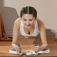 thumbnail image 3 of Planche d'Entraînement Multifonctionnelle Ajustable avec Compteur Intelligent et Sac de Rangement pour Entraînement Physique Blanc, 3 of 9