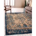 thumbnail image 1 of Unique Loom 3144470 4 x 6 ft. Brent Dorchester Rectangular Rug, Blue, 1 of 1