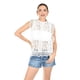 thumbnail image 1 of Blusa de encaje /Juvenil, 10757 (Blanco) blanco G, 1 of 5