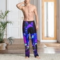 thumbnail image 2 of Naloa Roblox Print Pajama Pants Men, PJ Bottoms, Sleep & Lounge Pants-Small, 2 of 6