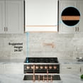 thumbnail image 2 of Akicon Range Hood 30 Inch, 600 CFM Ducted Vent Hood, Stainless Steel Box Kitchen Hood with 2 LED Lights, Removable Baffle Filters, Stove Hood Vent for Kitchen, 3 Speeds, Wall Mounted (AK-HS30HB-SWC), 2 of 7