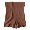 thumbnail image 5 of Xijirk Shapewear for Women,High Waist Shaping Shorts Seamless Panties with Silicone Grip Design Tummy Control Shapewear Shorts for Smoothing and Secure Fit,Coffee,S, 5 of 5