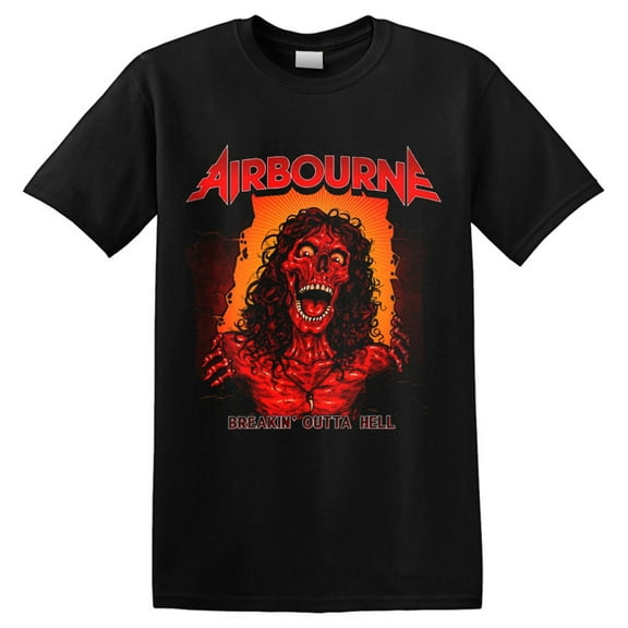 AIRBOURNE - 'Breakin' Outta Hell Skeleton' T-Shirt