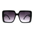 thumbnail image 2 of Womens Rimless Mod Luxe Rhinestone Metal Engrave Butterfly Designer Sunglasses Black Smoke, 2 of 4
