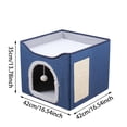thumbnail image 3 of Hearth & Gear Cat Beds For Indoor Cats Large Cat For Pet Cat With Hanging And Scratch Pad Foldable Cat Protective Film Door Dog Accessory Dog Leash Rain Cover Dog Bike Bike Rack Dog Assistance Dog, 3 of 6