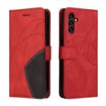 thumbnail image 4 of Compatible Samsung Galaxy A13 5G Case, Leather Wallet Case Stand View Magnetic Clasp Book Flip Folio Phone Cover - Red, 4 of 5