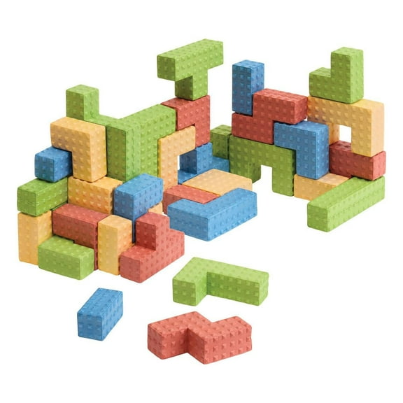 Kaplan Early Learning Company Textured Puzzle Blocks - 36 Pieces