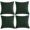 Forest Green, variant on 4 Packs Boho Lime Green Decorative Throw Pillow Covers 18x18 Inch for Couch Bed Sofa, Rustic Modern Farmhouse Home Decor, Soft Plush Corduroy Cute Square Cushion Case 45x45 cm