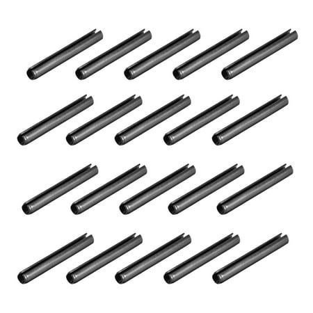

Slotted Spring Pin -6mm x 50mm Plain Finish 65Mn Roll Assortment Kit for Small Machine Projects 20Pcs