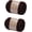 Coffee Brown, variant on 2-Pack Bulky Super Chunky Chenille Yarn Arm Knitting Blanket Yarn Jumbo Chenille Yarn DIY Mat Hat Scarf Yarn Per Skein 250g-8oz